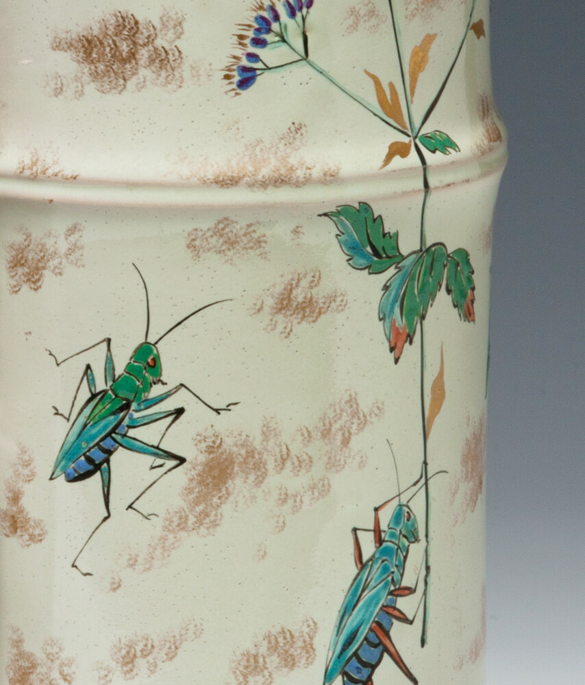 エミール・ガレ 竹形花器