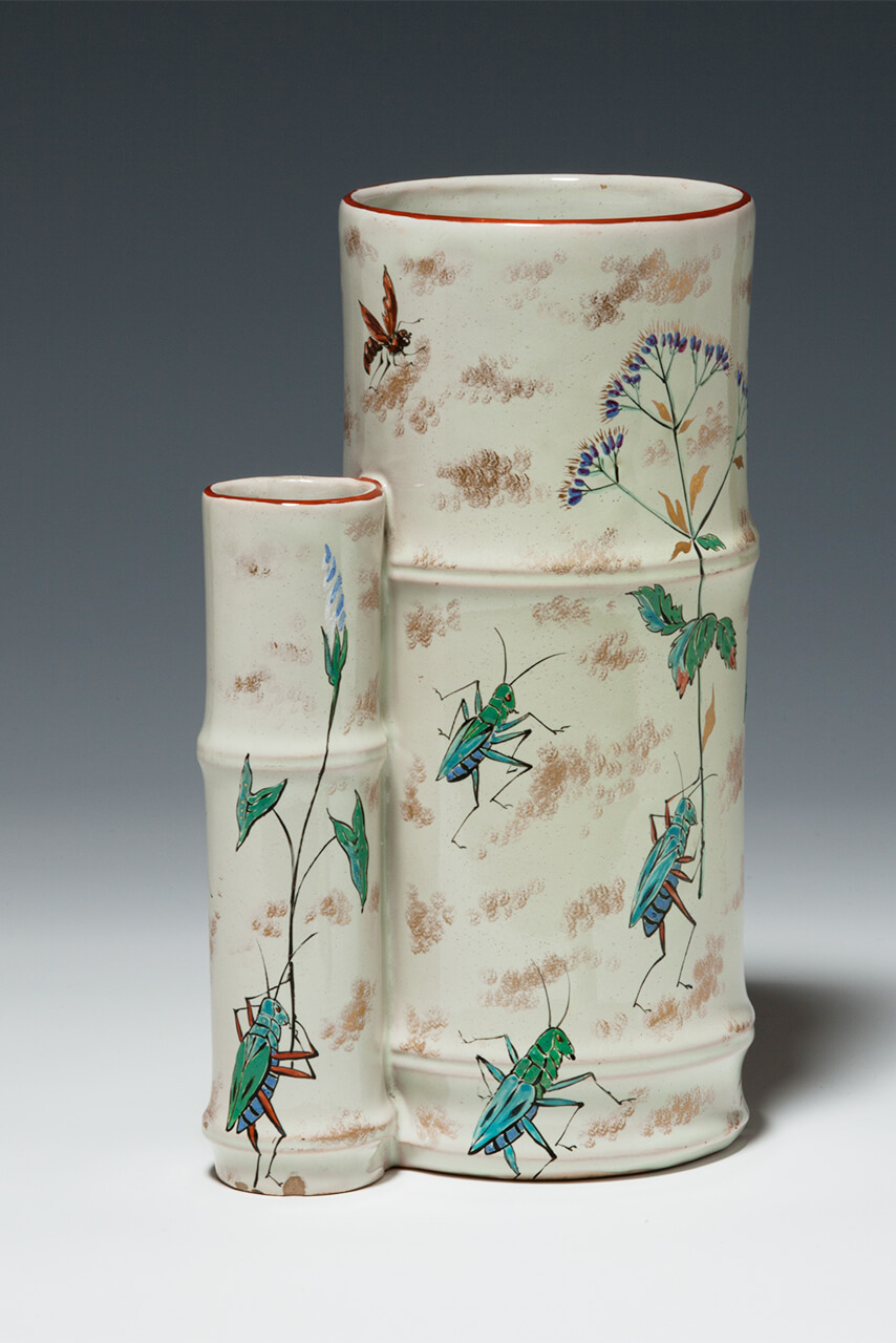 エミール・ガレ 竹形花器