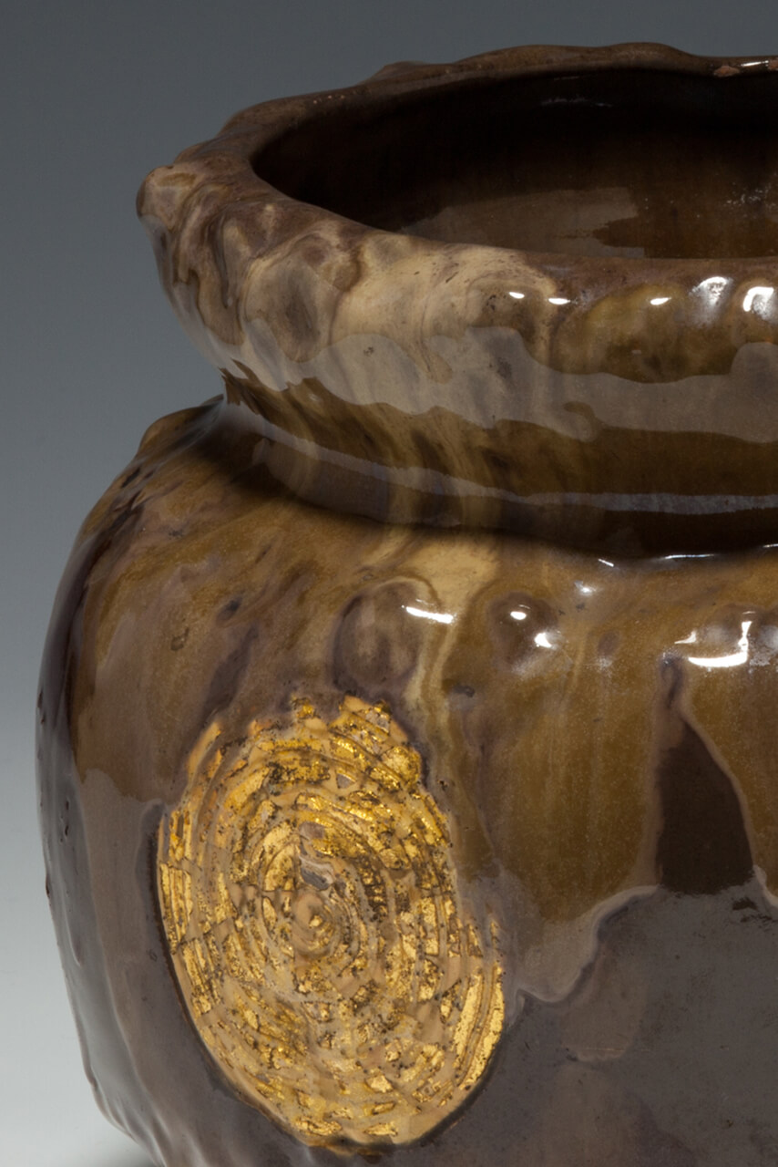 エミール・ガレ　ファイアンス花器