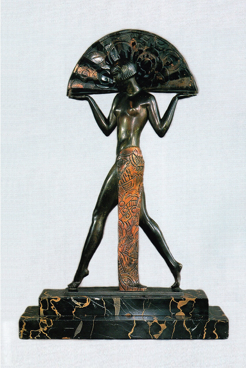 ゲルブ（ピエール・ル・ファゲイ）作　アール・デコ ブロンズ・フィギュア