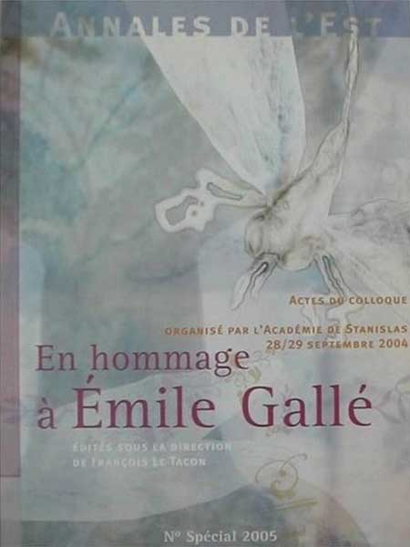 アカデミー・ド・スタニスラス編『エミール・ガレ・シンポジウム学報』